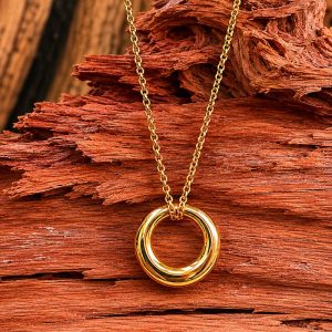 Gold Eternity Pendant - Memorial for Pets
